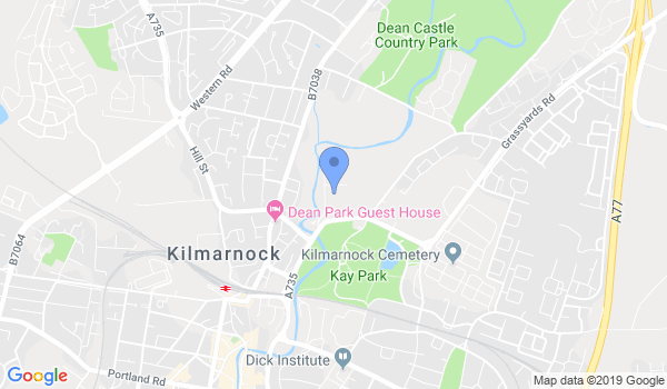 Kilmarnock Aikido (Scottish Aikido Federation) location Map