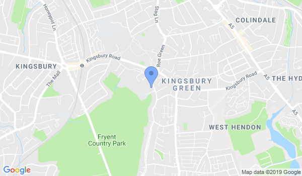 Kingsbury TAGB Tae Kwon Do location Map
