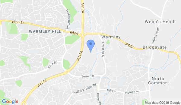 Kingswood & Warmley Black Belt Academy location Map