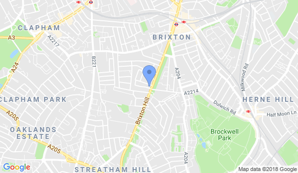 Krav Maga Self Defence - South London location Map