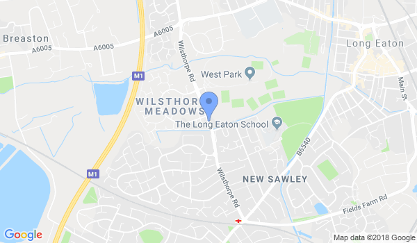 Krav Maga Derbyshire - Long Eaton location Map