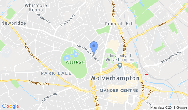 Krav Maga West - Wolverhampton location Map