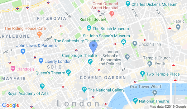 Kuk Sool Won of Central London location Map