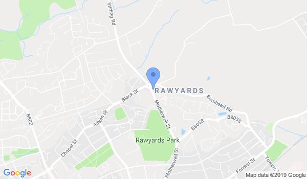 Lanarkshire Karate Academy location Map