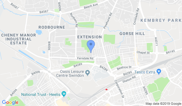 Leadership Martial Arts (Central Swindon) location Map