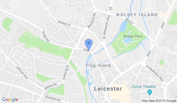 Leicester Woodgate Tetsudo Club location Map