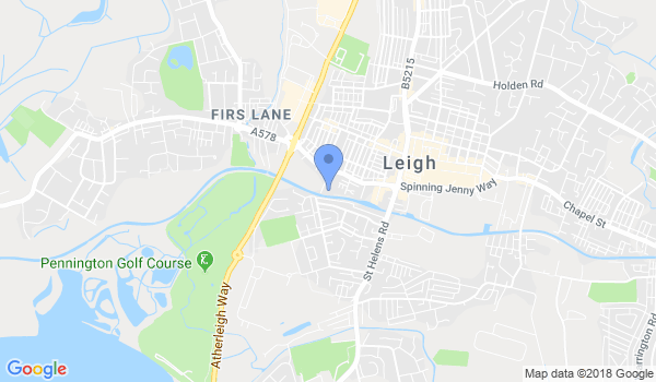 Leigh Kickboxing Studio location Map