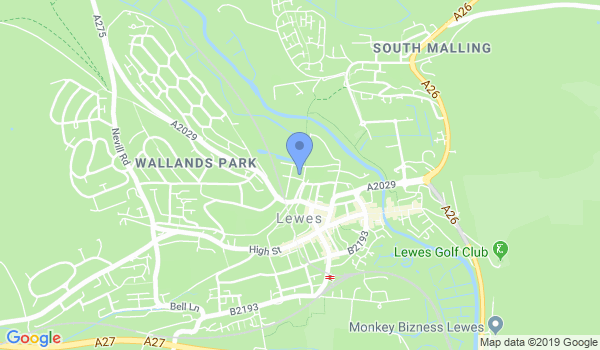 Lewes Judo & Jitsu location Map