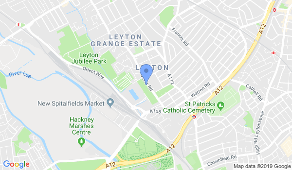 Leyton Score Karate Club location Map