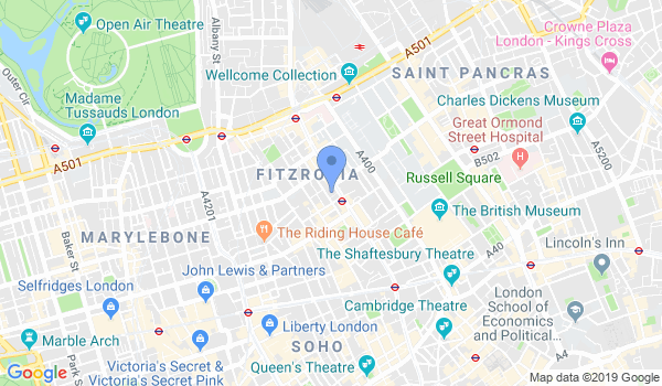 London Ip Man Wing Chun location Map