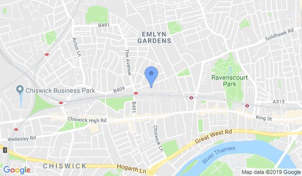 London Kickboxing location Map