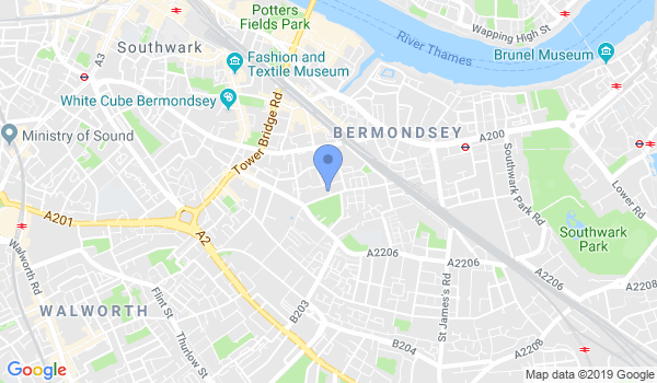 London Waterloo Tetsudo Club location Map
