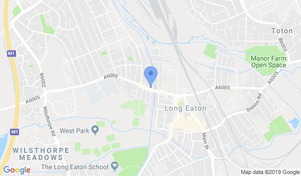 Long Eaton Family Martial Arts Academy location Map
