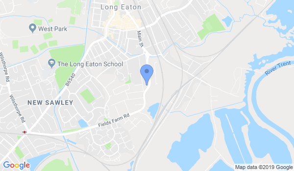 Long Eaton Kickboxing location Map