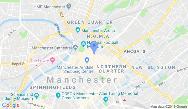 Manchester Karate - Missing Link Martial Arts location Map