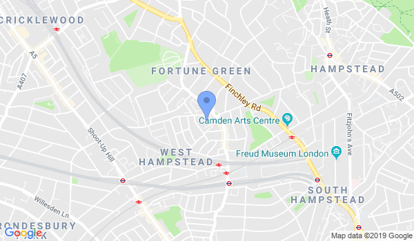 Martial Tai Chi - West Hampstead location Map