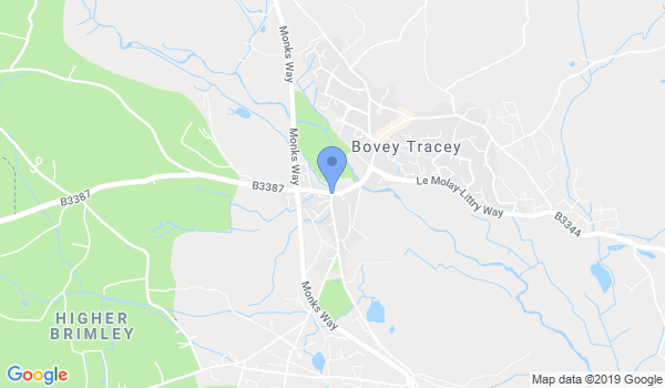 MartialArts4Fun - Bovey Tracey location Map