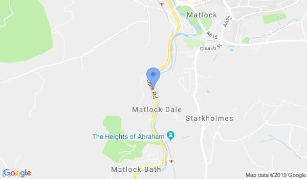 Matlock Aikido location Map