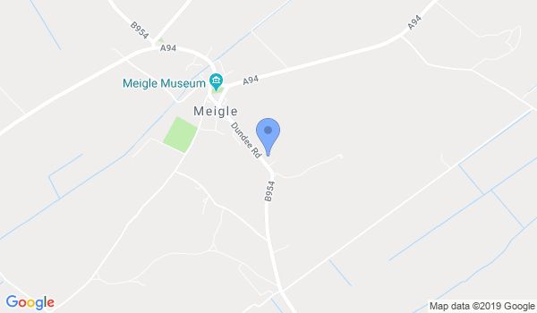 Meigle Taekwondo Club location Map