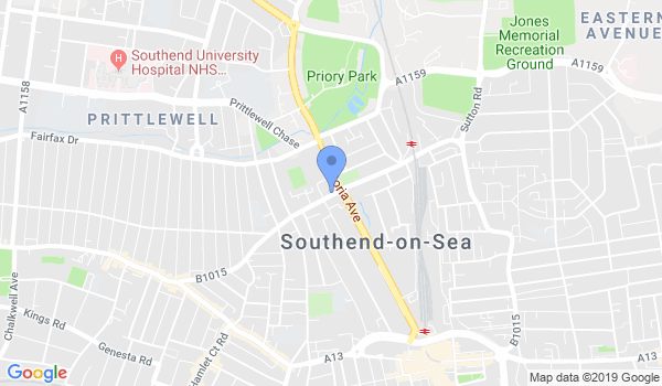 Meridian Kung Fu Southend HQ location Map