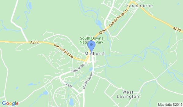Midhurst Renshinkan Karatedo location Map