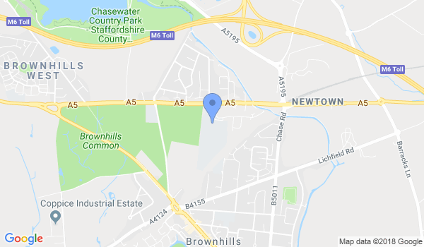 Midlands Academy of Chinese Kung Fu location Map