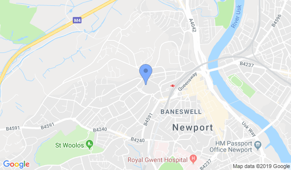 Newport Self Defence (Total Body Defence Ju Jitsu) location Map
