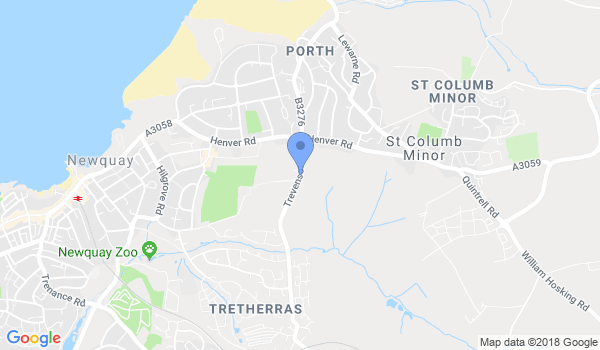 Newquay Jiu Jitsu Club location Map