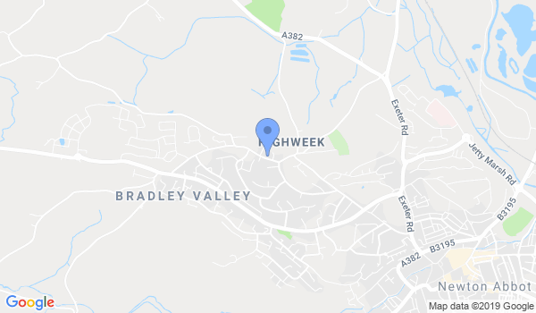 Newton Abbot Karate location Map