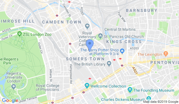 North London Karate Club location Map