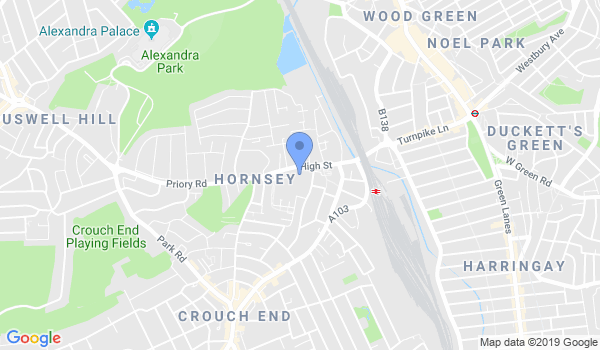 North London Karate Club (Shoto) location Map