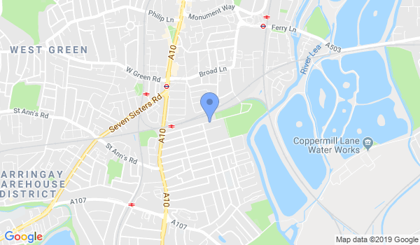 North London Taekwondo  location Map