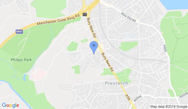 North Manchester Family Martial Arts Centre location Map