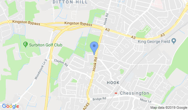 North Surrey Karate location Map