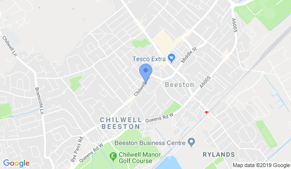 Nottingham Kung Fu Club location Map