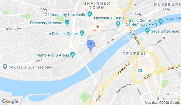 Origin BJJ Newcastle location Map