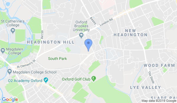 Oxford Kendo location Map