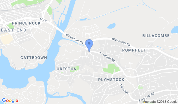 Plymouth Karate Club Wadoryu location Map