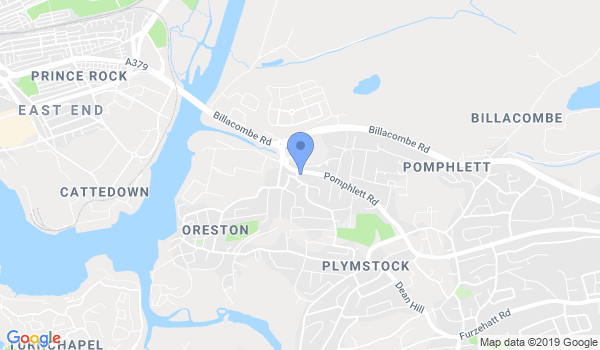 Pomphlett & Plymstock Karate Club location Map