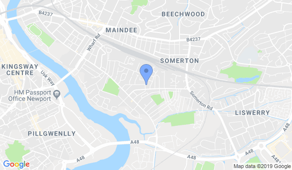 Pontypool & Cwmbran Tae Kwon Do Club location Map