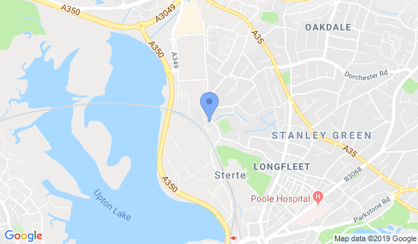 Poole Karate Club location Map
