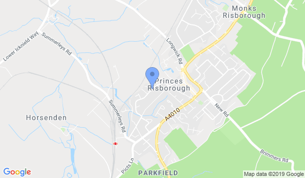 Princes Risborough karate club location Map