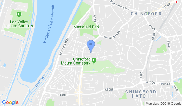 Roding Karate club location Map