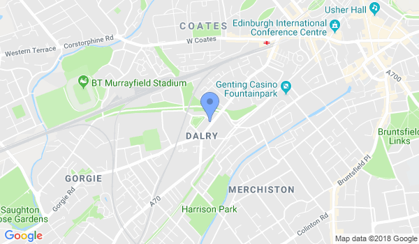 Real Kyokushin Edinburgh location Map