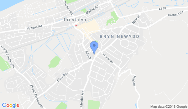 Rhyl Judo Club location Map