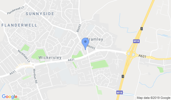 Rotherham Aikido Club location Map
