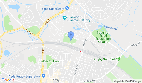 Rugby Shorinji Kempo Club location Map