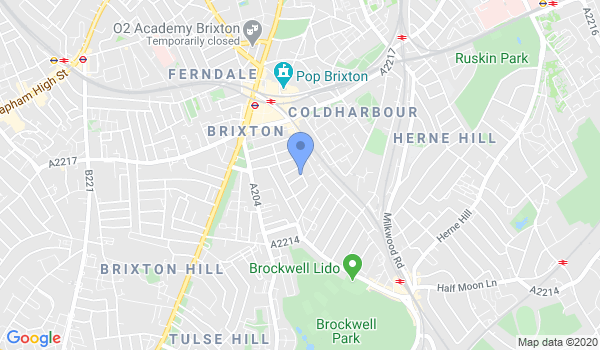 Ryoshinkan Iaido and Jodo Dojo, Brixton, London location Map