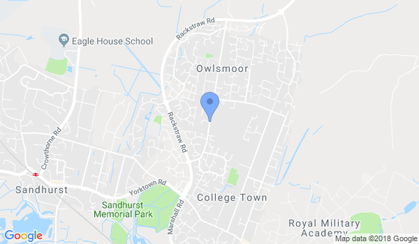 Sandhurst Sports Centre location Map