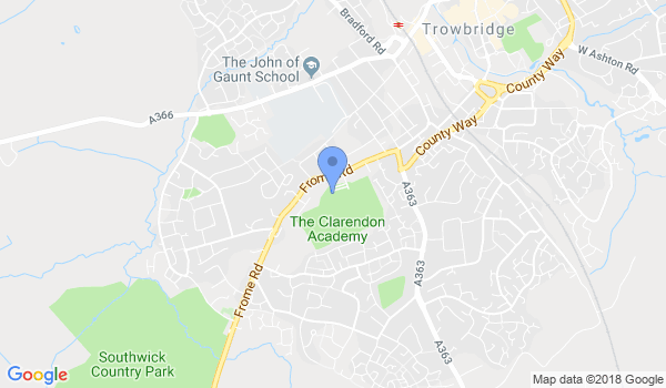Shotokan karate Trowbridge location Map